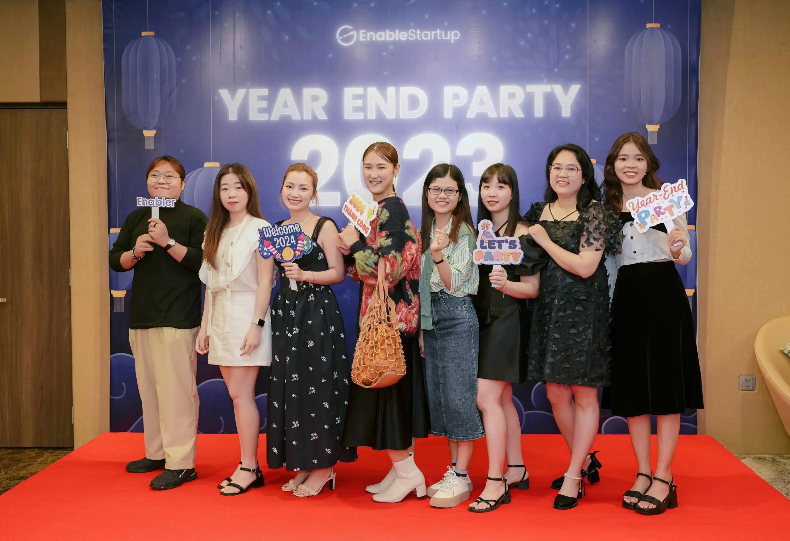 Team members at a studio gathering